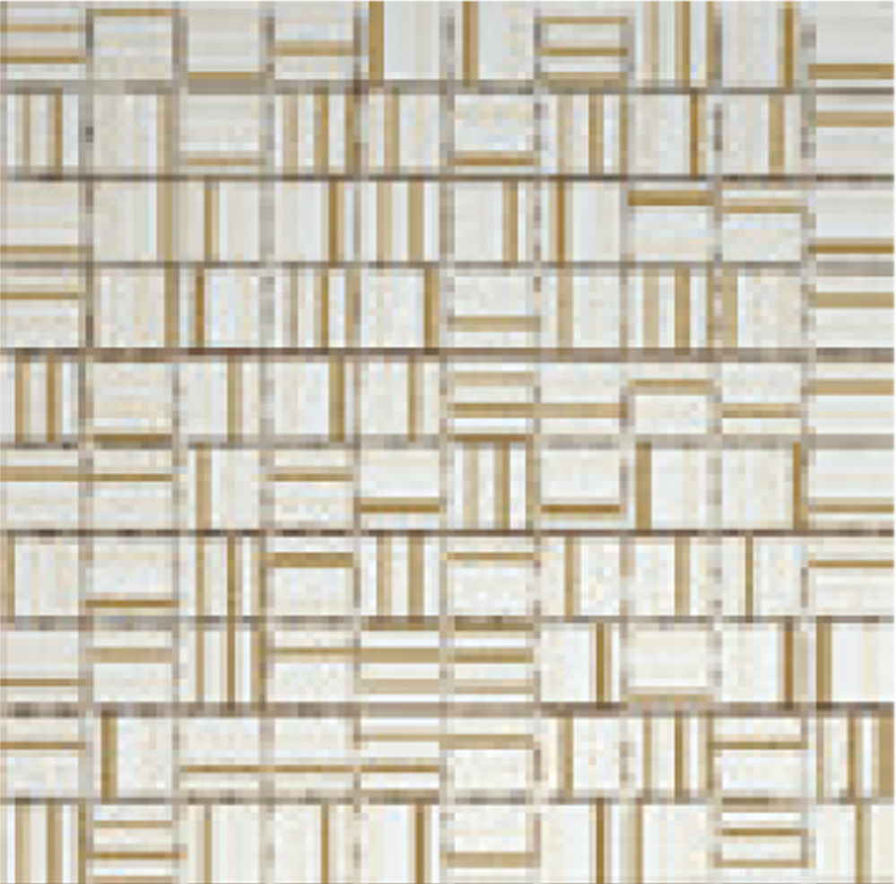Vitra Sepia Cream-Gold Cut Mosaic Decor 2 Декор